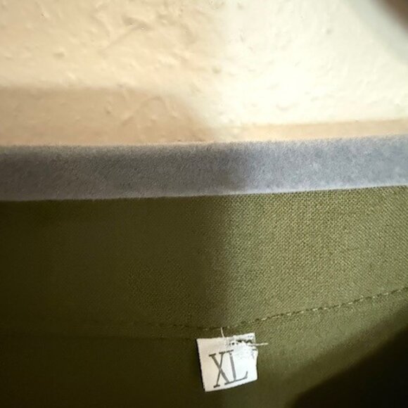 Lightweight Shift Dress- Green XL - Picture 7 of 7